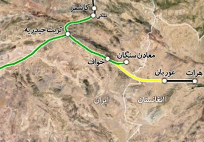 افغانستان از طریق راه‌آهن ایران به آبهای آزاد متصل می‌شود