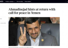 احمدی‌نژاد: علاقه ندارم هیچکس در زندان باشد/ نظر من، نظر رسمی جمهوری اسلامی نیست