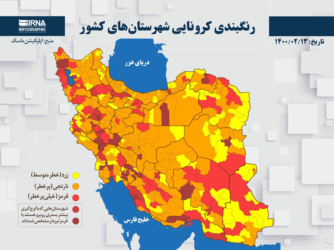 رنگ بندی کرونایی