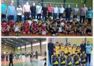 حضور ۳ تیم از هیات والیبال بسیج ناحیه لنگرود در مسابقات مینی والیبال استان