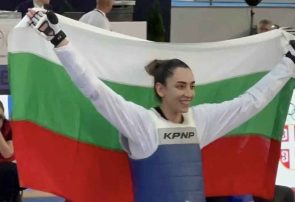 قهرمانی کیمیا علیزاده در اروپا با پرچم بلغارستان