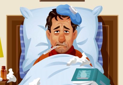 اینفوگرافیک/هنگام آنفلوانزا و سرماخوردگی چی بخوریم؟