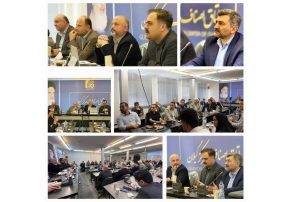 نشست هم‌اندیشی مدیرعامل شرکت توزیع نیروی برق گیلان با رئیس اتاق اصناف استان