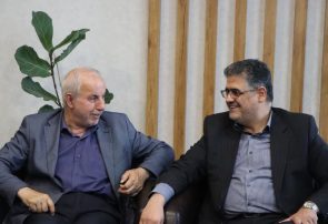 دیدار مهندس جبار کوچکی‌نژاد، نماینده مردم شهرستان‌های رشت و خمام در مجلس شورای اسلامی با مدیرکل بنیاد مسکن انقلاب اسلامی استان گیلان