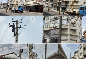 آغاز جابهجایی شبكههای توزیع برق جنب روگذر تازهتاسیس میدان نیروی دریایی با همكاری شهرداری رشت آغاز جابهجایی شبکههای توزیع برق جنب روگذر تازهتاسیس میدان نیروی دریایی با همکاری شهرداری رشت