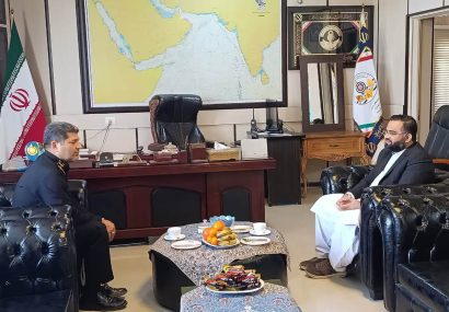 رایزنی بنیاد مسکن انقلاب اسلامی سیستان و بلوچستان و نیروی دریایی ارتش برای بهره‌برداری از معدن نظامی در اجرای طرح هادی پزم تیاب