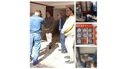 بازدید میدانی از روند تعویض کنتورهای برق مشترکین پرمصرف در امورهای چهارگانه رشت